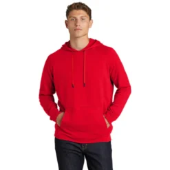 Sport-Tek® Lightweight French Terry Pullover Hoodie -Travel Storage Store ST272 truered model front 550x550.jpg