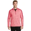 Sport-Tek® PosiCharge® Electric Heather Colorblock 1/4-Zip Pullover