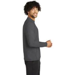 Sport-Tek® Exchange 1.5 Long Sleeve Crew -Travel Storage Store ST710 graphiteheather model side 550x550.jpg