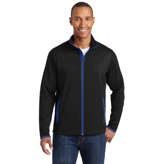 Sport-Tek® Sport-Wick® Stretch Contrast Full-Zip Jacket 4 Sport-Tek® Sport-Wick® Stretch Contrast Full-Zip Jacket - Image 4