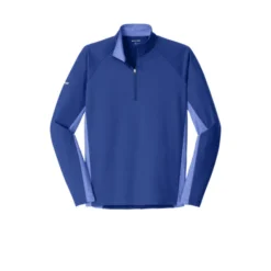 Sport-Tek® Sport-Wick® Stretch Contrast 1/2-Zip Pullover -Travel Storage Store ST854 trueroyalroyalhthr flat front 550x550.jpg