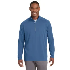 Sport-Tek® Sport-Wick® Textured 1/4-Zip Pullover