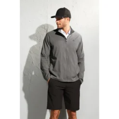 TravisMathew Surfside Full-Zip Jacket -Travel Storage Store TM1MU422 quietshadegreyheather model SP21 550x550.jpg