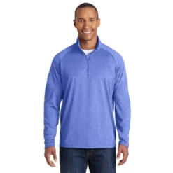 Sport-Tek® Tall Sport-Wick® Stretch 1/2-Zip Pullover 25 Sport-Tek® Tall Sport-Wick® Stretch 1/2-Zip Pullover -Travel Storage Store TST850 trueroyalhthr model front 550x550.jpg