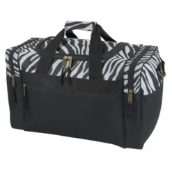 Zebra Pattern Duffel Bag