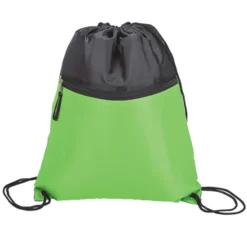 Drawstring Sports Bag With Zip Pocket -Travel Storage Store lm kt7306 2 550x550.jpg